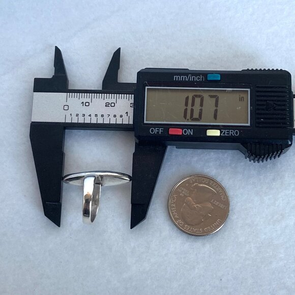 Sterling Silver 925 Southwest Style Elongated Turquoise Chip Inlay Ring Sz 5.5 - Picture 14 of 16